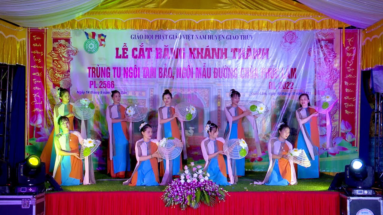 VĂN NGHỆ MỪNG KHÁNH THÀNH PHỦ MẪU CHÙA PHÚC LÂM - TT QUẤT LÂM 13/9/2022