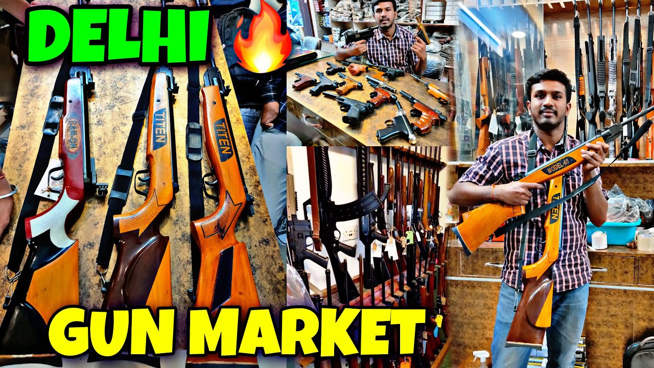 Buy A AIR GUN Form CHANDNI CHOWK AIR GUN Market 🔥 Biggest 😱Air Guns