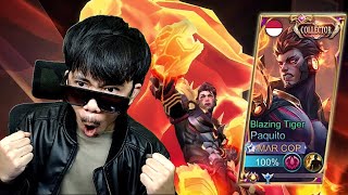 REVIEW SKIN COLLECTOR PAQUITO BLAZING TIGER - Mobile legends
