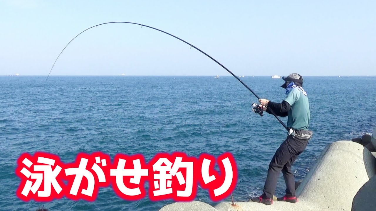 堤防からアジを泳がせて青物を釣る 泳がせ釣り Youtube 堤防からアジを泳がせて青物を釣る 泳がせ釣り Youtube