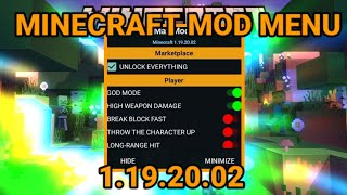 Minecraft MOD MENU | V1.19.20.02