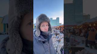 Самый отмороженный рынок в мире находится в Якутске и открыт даже в -60° !!! (сегодня -40°)