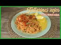 Tallarines con pollo y salsa huancaína