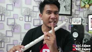 TERLALU RINDU (cara bermain suling, tutorial suling)