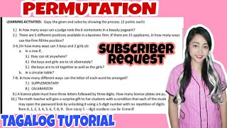 PERMUTATION PROBLEM SOLVING | Grade 10 | Tagalog Tutorial | MathTV PH