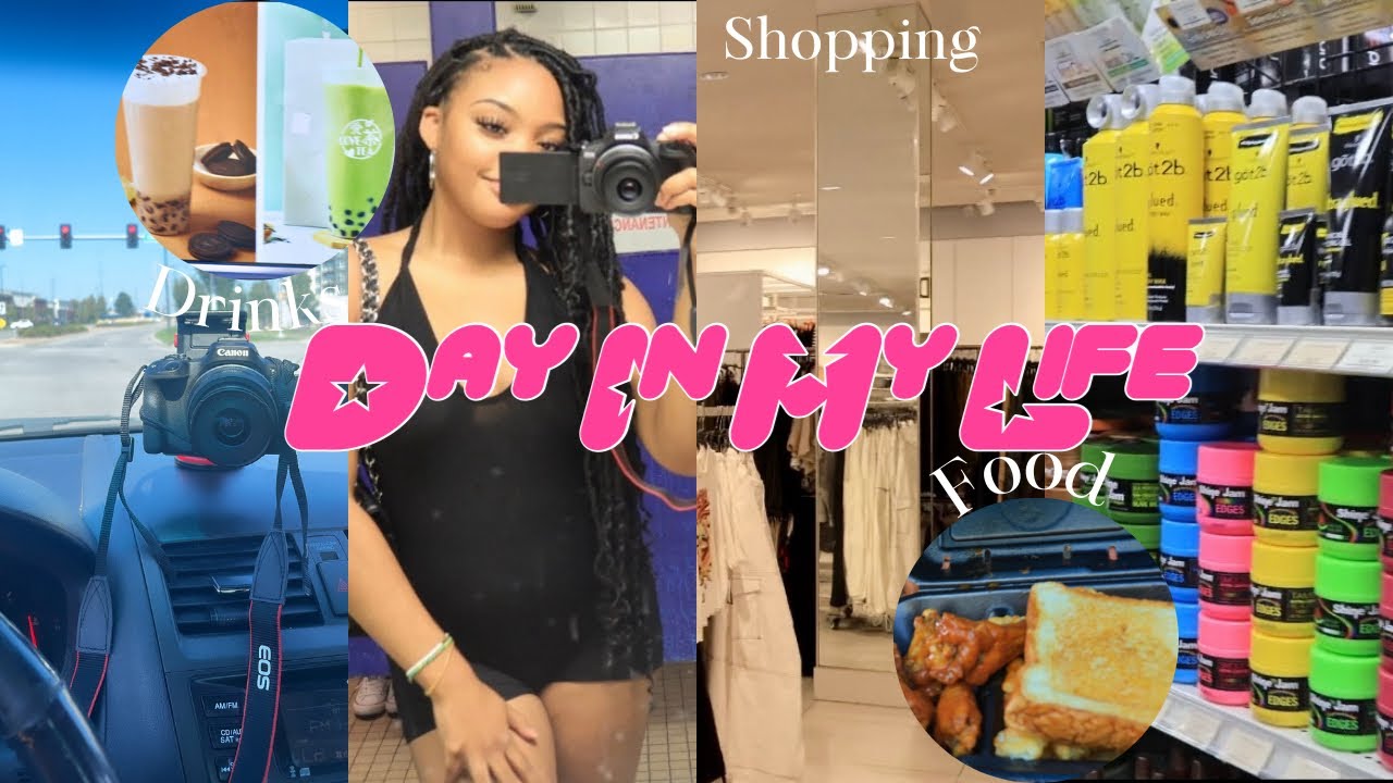 DAY IN MY LIFE VLOG | SPEND THE DAY WITH ME | SHOPPING | FOOD & MORE ...