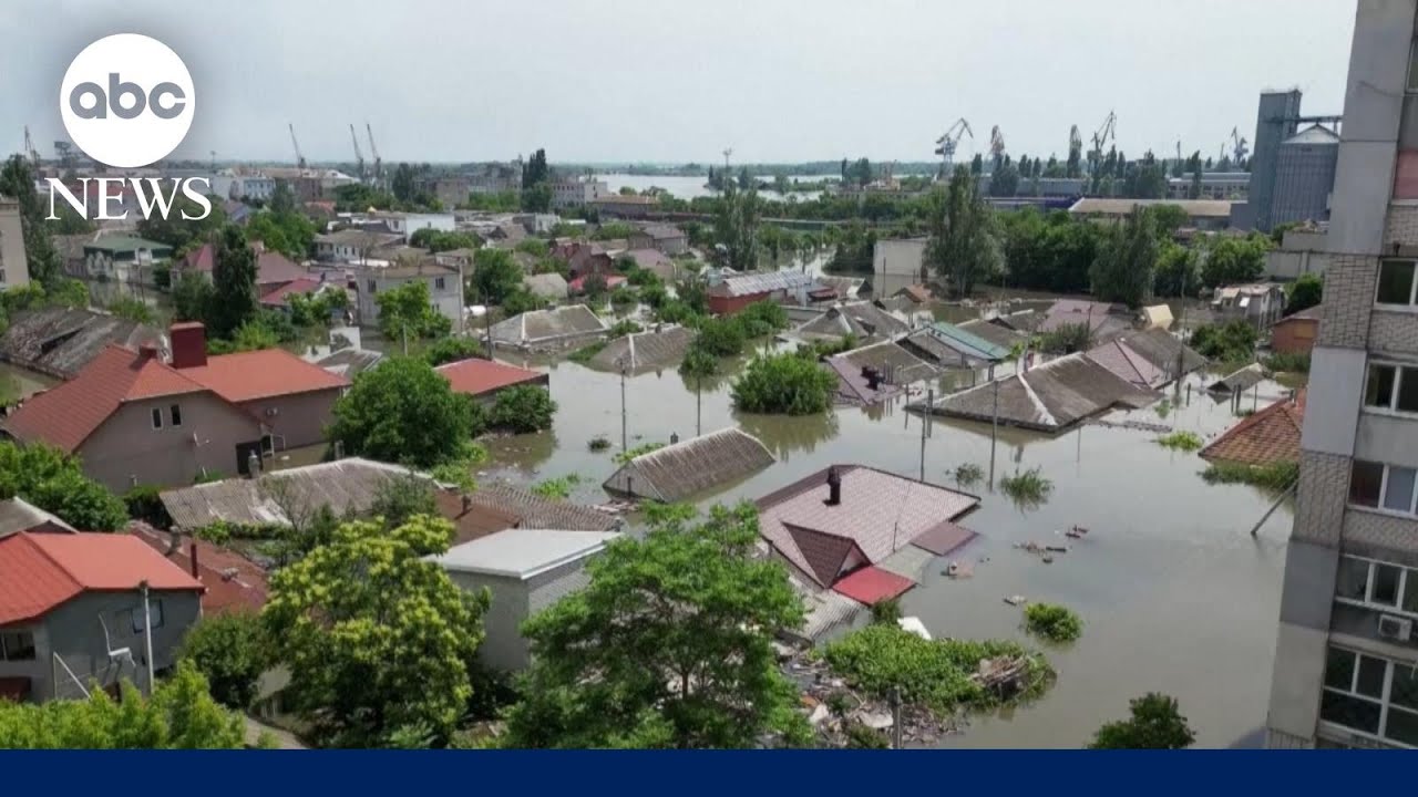 Severe floods hit southern Ukraine after dam burst
