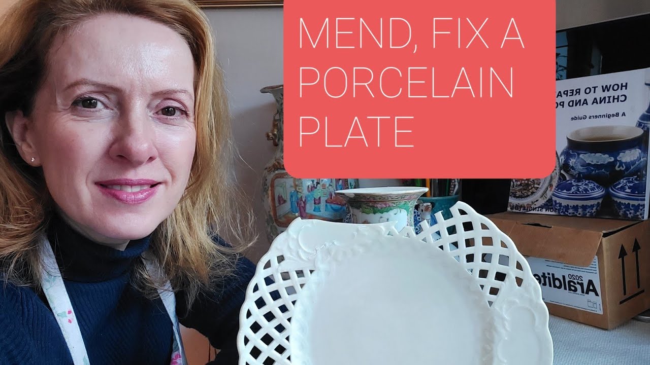 How to Glue and Repair Broken Porcelain and Ceramic #ceramics #restoration # porcelain #repair 