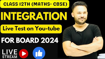 Test Integration 02 || Class 12 || Chapter 7 || NCERT 2024 II Shivang Math Academy || Shivang Gupta