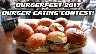 Burger Eating Contest 2017 | Burgerfest, Prague