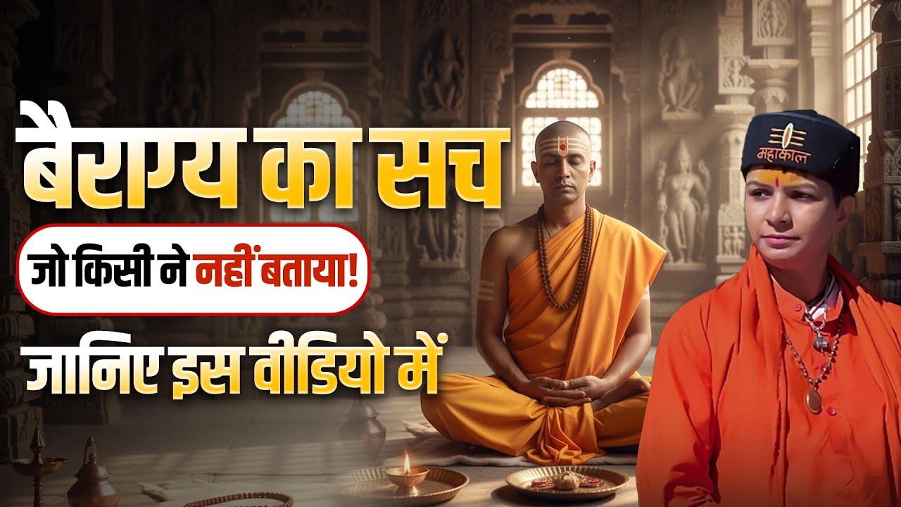बैराग्य का सच जो किसी ने नहीं बताया! जानिए इस वीडियो में | Sadhvi Varsha Nagar Ji