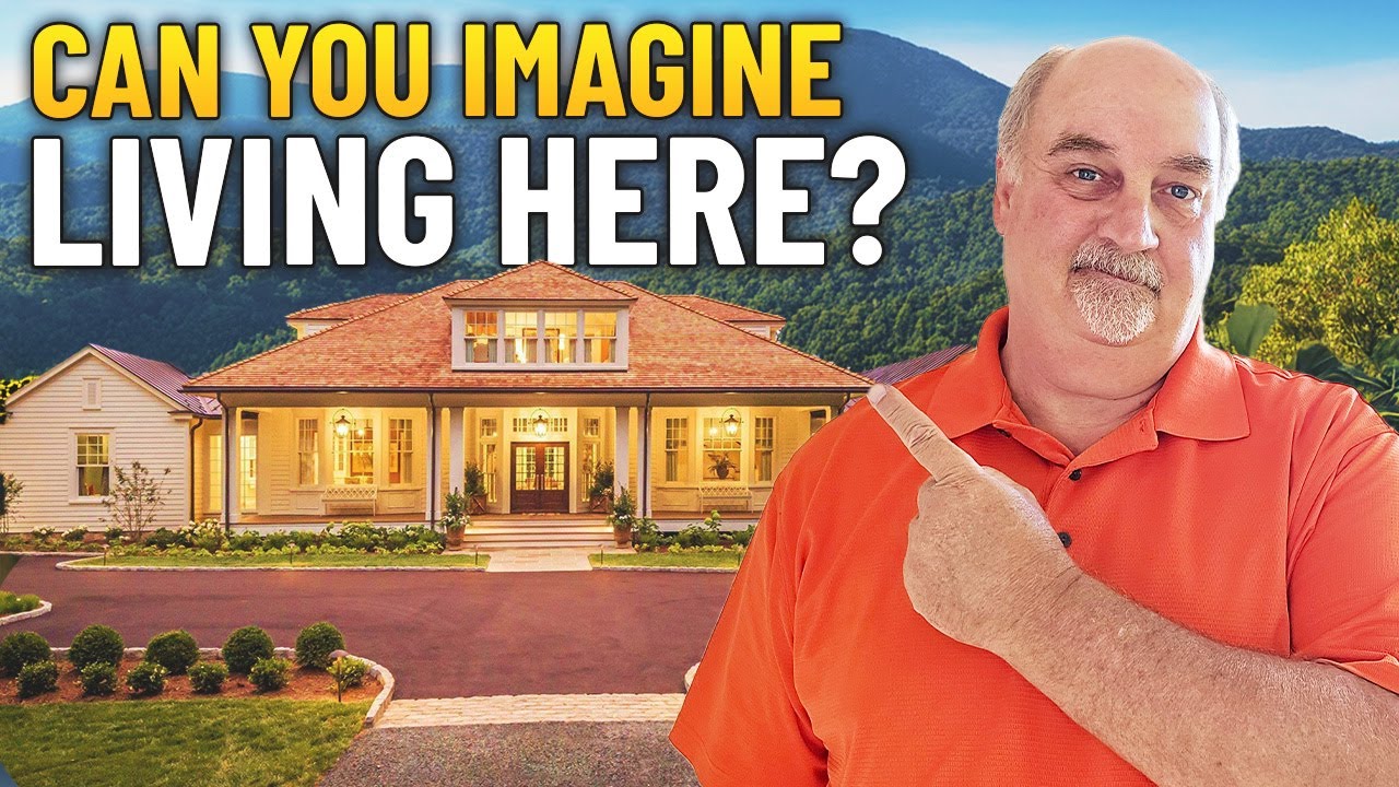 Living On the Edge of A Mountain in Charlottesville Virginia | Real Estate Tour