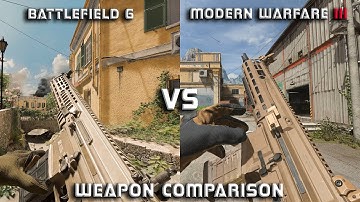 BATTLEFIELD 6 VS MODERN WARFARE III : WEAPON COMPARISON 4K