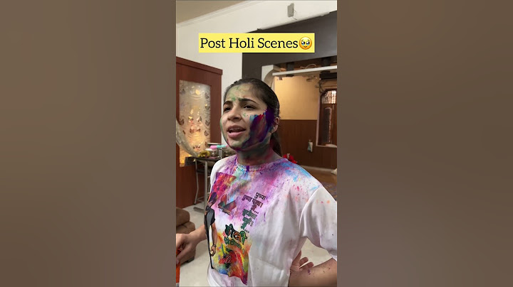 Post Holi Scenes💀😂 | Raj Grover | #shorts