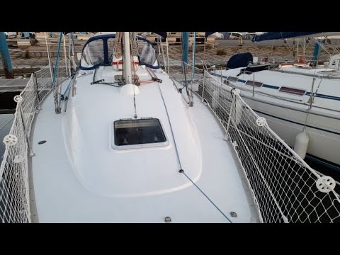 Mise en place de filets de filières sur Sun Odyssey 35