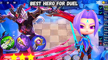 KARINA BEST FOR DUEL IN NEW COMMANDER LING SKILL 2 | MLBB MAGIC CHESS BEST SYNERGY COMBO TERKUAT