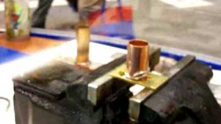 Brazing Copper to brass with low Temperature aluminum braze UNI-4300 by Uniweld