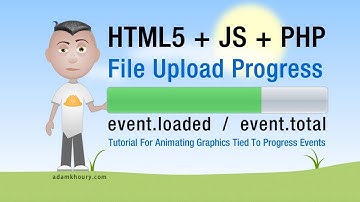 File Upload Progress Bar Meter Tutorial HTML5 Ajax PHP