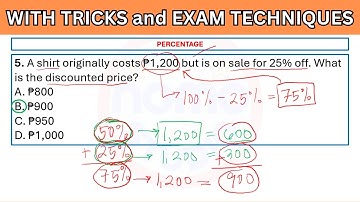 CSE Review - Numerical Ability Test (5 items)