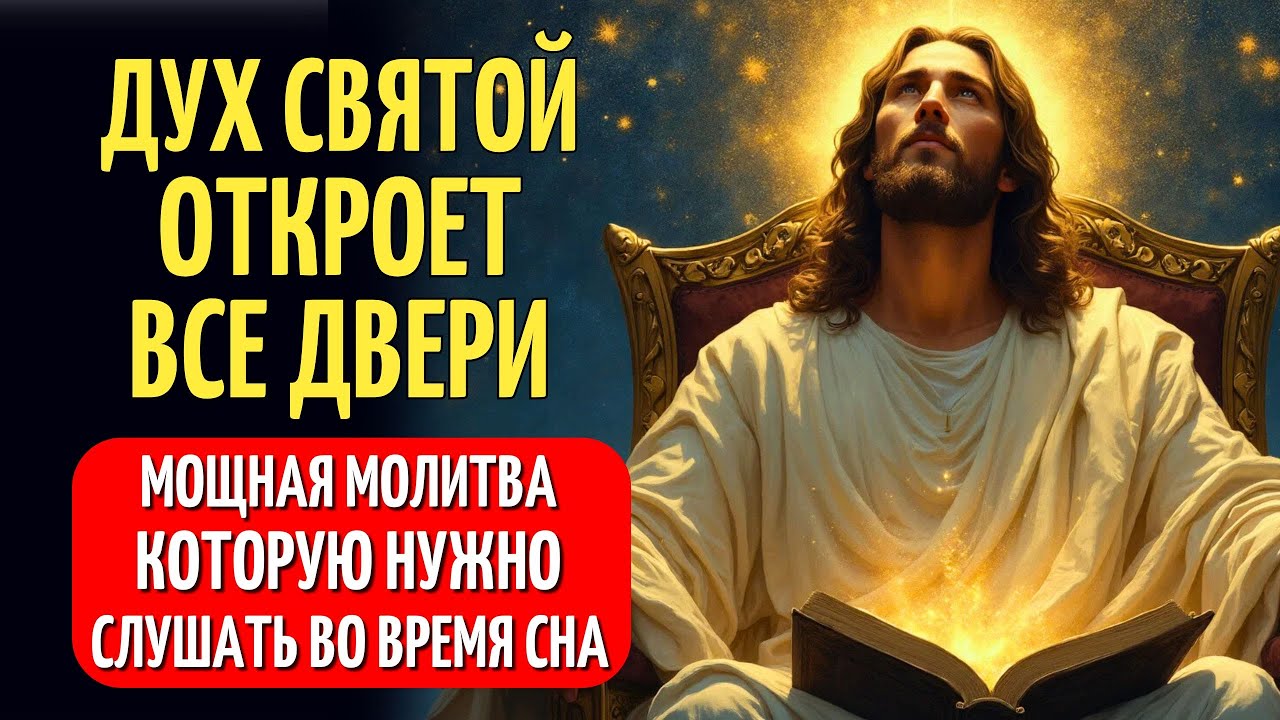 ЗАСНИ, ПОЛНОСТЬЮ ДОВЕРИВ СЕБЯ ДУХУ СВЯТОМУ | Ночная Молитва, Которая Открывает Пути И Исцеляет Душу