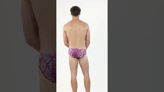 Sporti X Gretchen Walsh Desert Python Brief Swimsuit 26-40 Swimoutlet