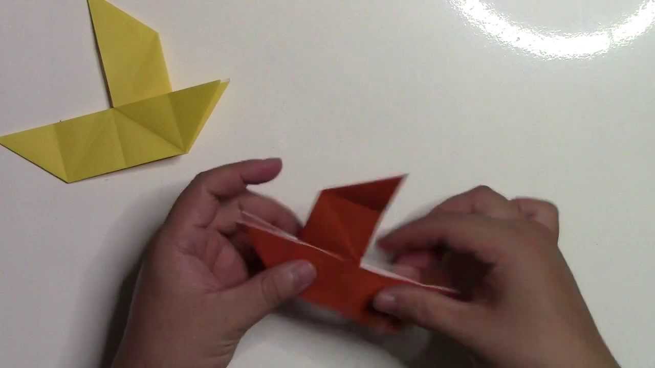 折り紙 折り方 簡単なだましぶねの作り方動画 Youtube