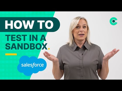 How To Test In A SALESFORCE SANDBOX
