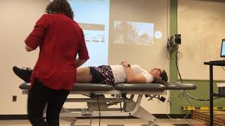 Knee flexion and extension goniometry