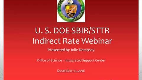 Calculating Indirect Rates