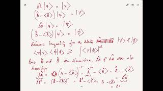 Lecture 9 : Uncertainty Relation and Functions of Operators