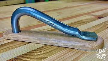 Holdfast / hold down / bench top clamping method to stop marring your wood with this quick fix.