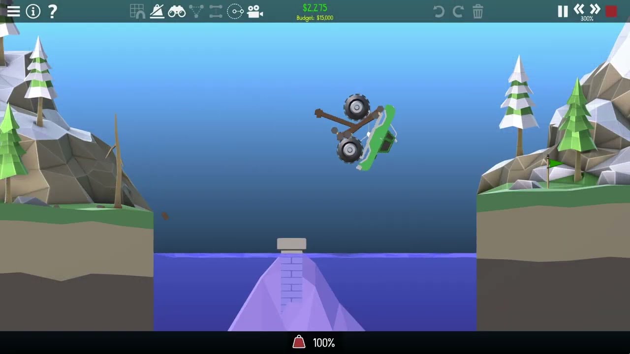 【Poly Bridge 2】All top 5 & 100+ World Record solutions