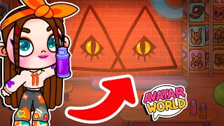 картинка: ❌👁 НИКОГДА НЕ РИСУЙ ЭТИ СИМВОЛЫ В КЛУБЕ AVATAR WORLD 🧱🔺🔺 СТЕНА НАБЛЮДАЕТ ЗА ТОБОЙ 👀 НЕ ПОВТОРЯЙ! 🚨