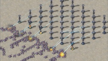 Grizzly vs Prism Towers - Same Cost - Red Alert 2