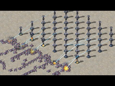 Grizzly vs Prism Towers - Same Cost - Red Alert 2