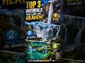 Top 3 Waterfalls That Look Like HEAVEN on Earth #shorts #worldfacts #travel #facts