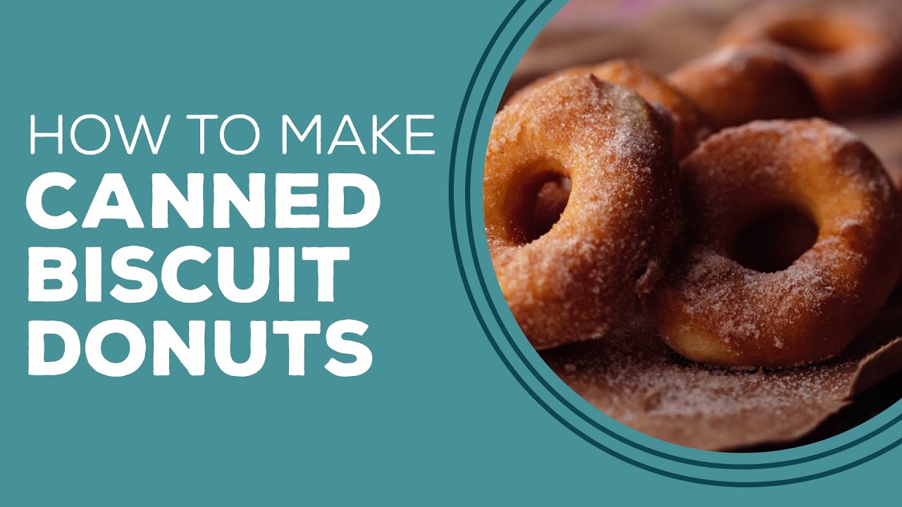 Blast from the Past Canned Biscuit Donuts Recipe How To Make Donuts at Home YouTube