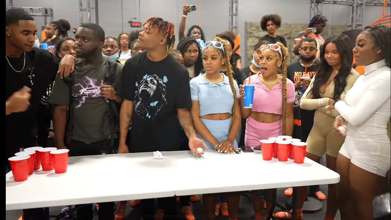 FEAR PONG W/ JOHNSTON TWINS, BROOKLYN, & SEMAJ LESLEY‼️ (Detroit Jump Tour Vlog!) it got crazy😳