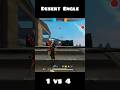 desert Engle headshot 1 vs 4 clutch #freefire #shorts #viral #ytshorts