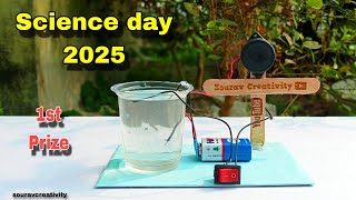 Science Fair Projects New Ideas 2025 | Water Alarm Project | Science Day Project