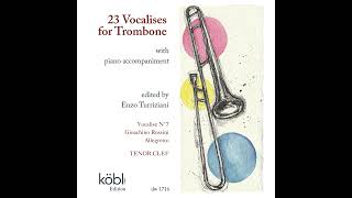 Vocalise N°7  tenor clef, Gioachino Rossini, Allegretto