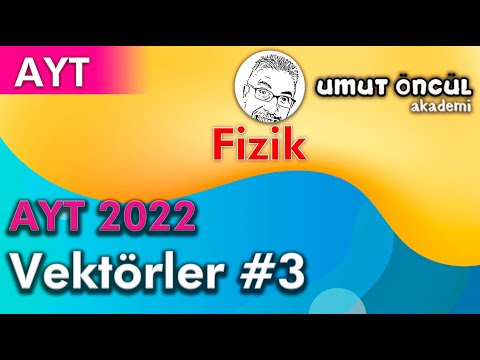 Fizik | AYT | AYT 2022 | Vektörler #3