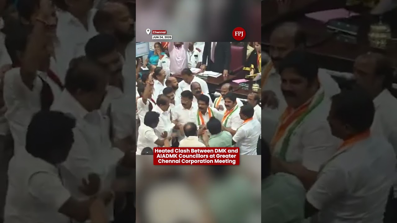 Political Drama at Chennai Corporation Meeting as DMK and AIADMK Councillors Trade Barbs
