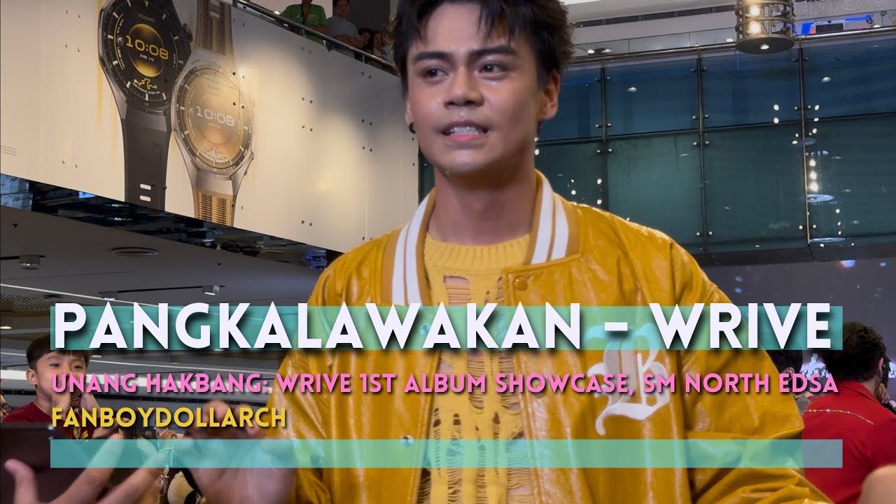 PANGKALAWAKAN - WRIVE Fancam - 260117 UNANG HAKBANG: 1st Album Showcase SM North - Fan Boy Doll Arch