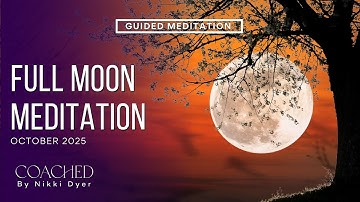 October 2025 Full Moon Meditation (SUPERMOON October 2025) 🌕 | GUIDED MEDITATION