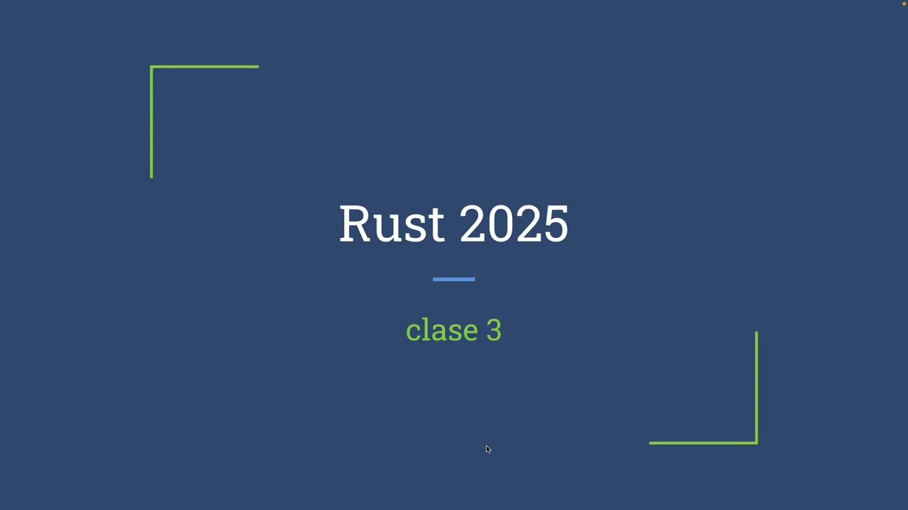 Clase 03- Rust - Structs, Enums, Option y Collections P1