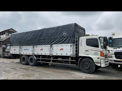 Video Hino 3 chân FL 2014 thùng nhôm 9m2 đã qua sử dụng |... - youtube