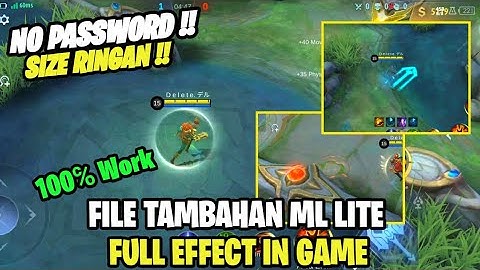 Data Open Full Efek In Game Won, Magic Sentry, Cyclone Eye, Mata Kuning Dll Terbaru | Data Tambahan