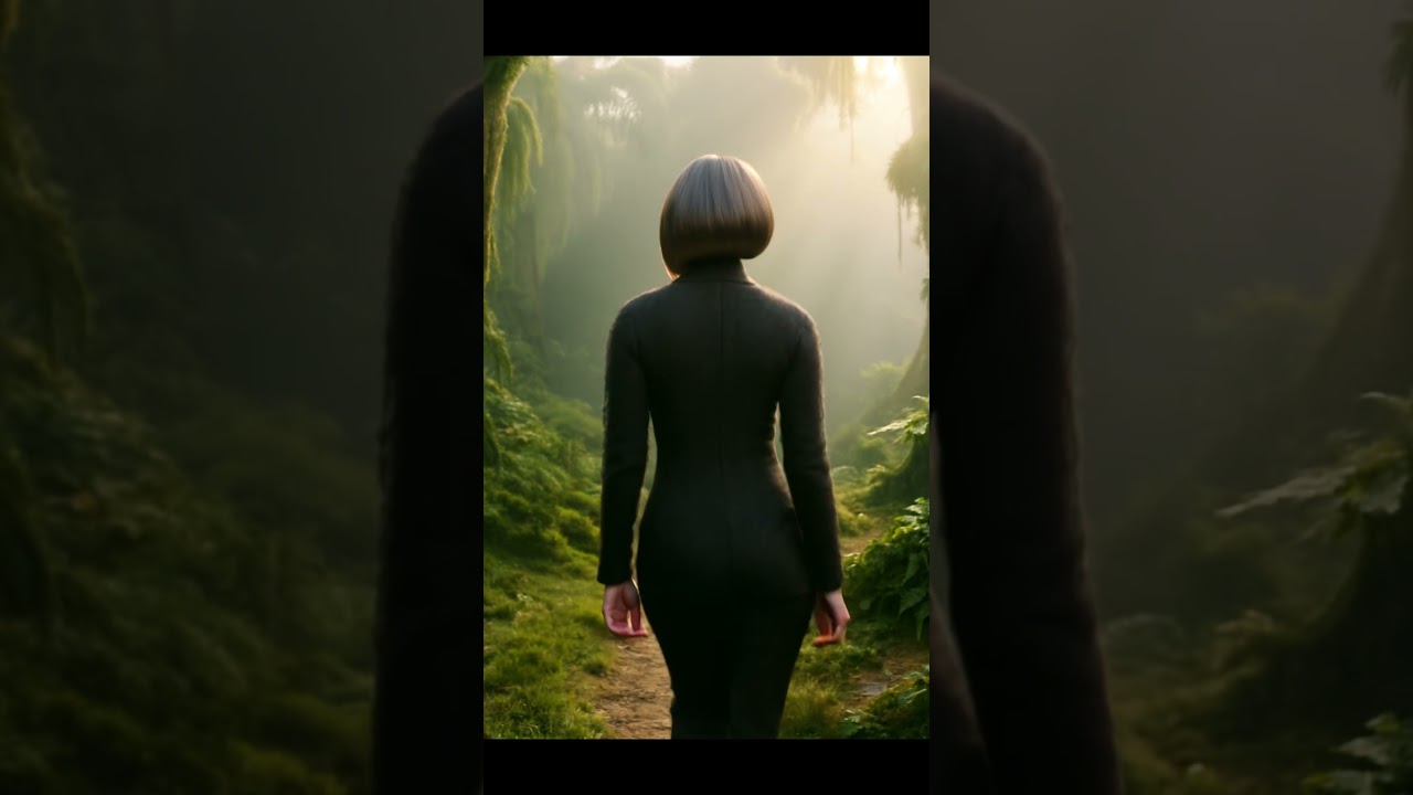 Jungle? Nah. Her Runway. 