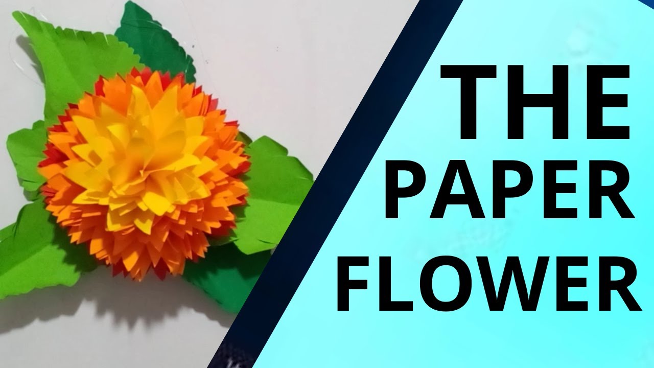 THE PAPER FLOWER CREATIVE ART PAPER CRAFTS CREAT BY DANUSHKA